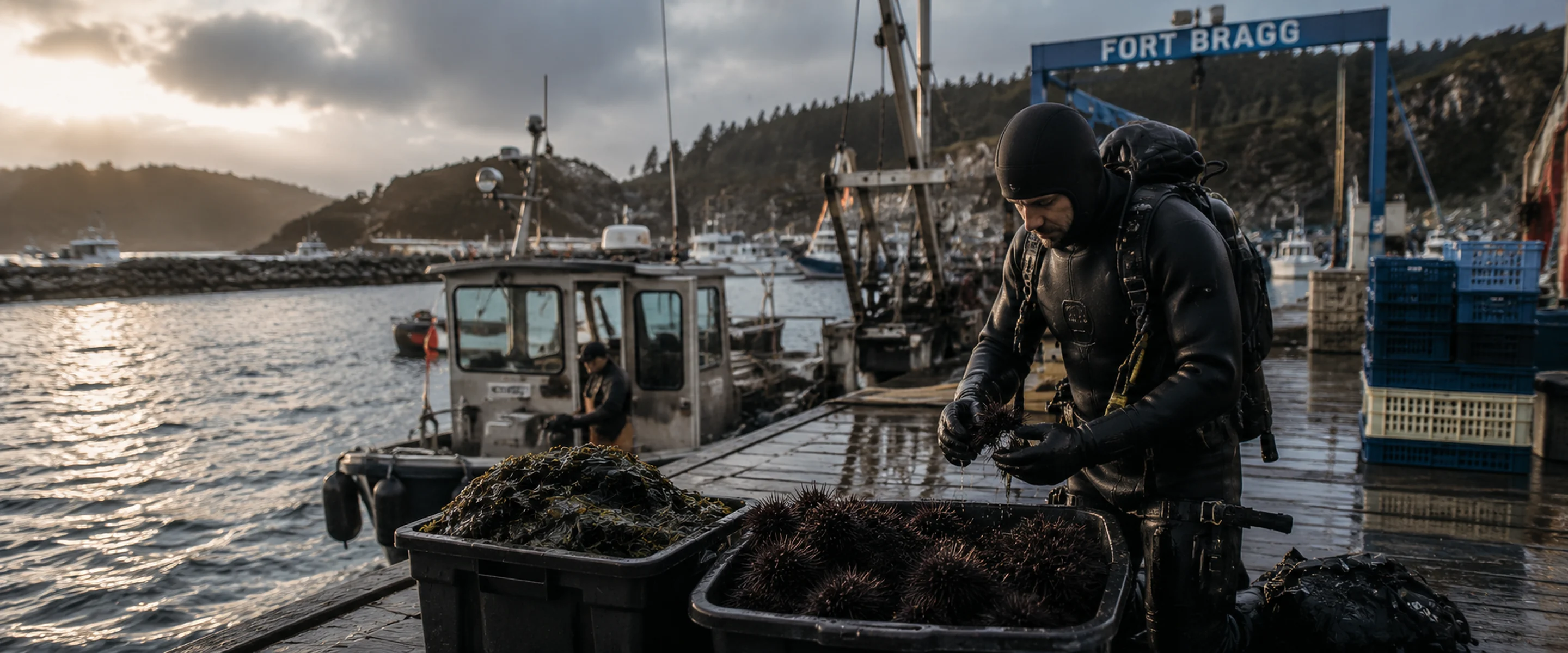 Red sea urchin from Northern California.