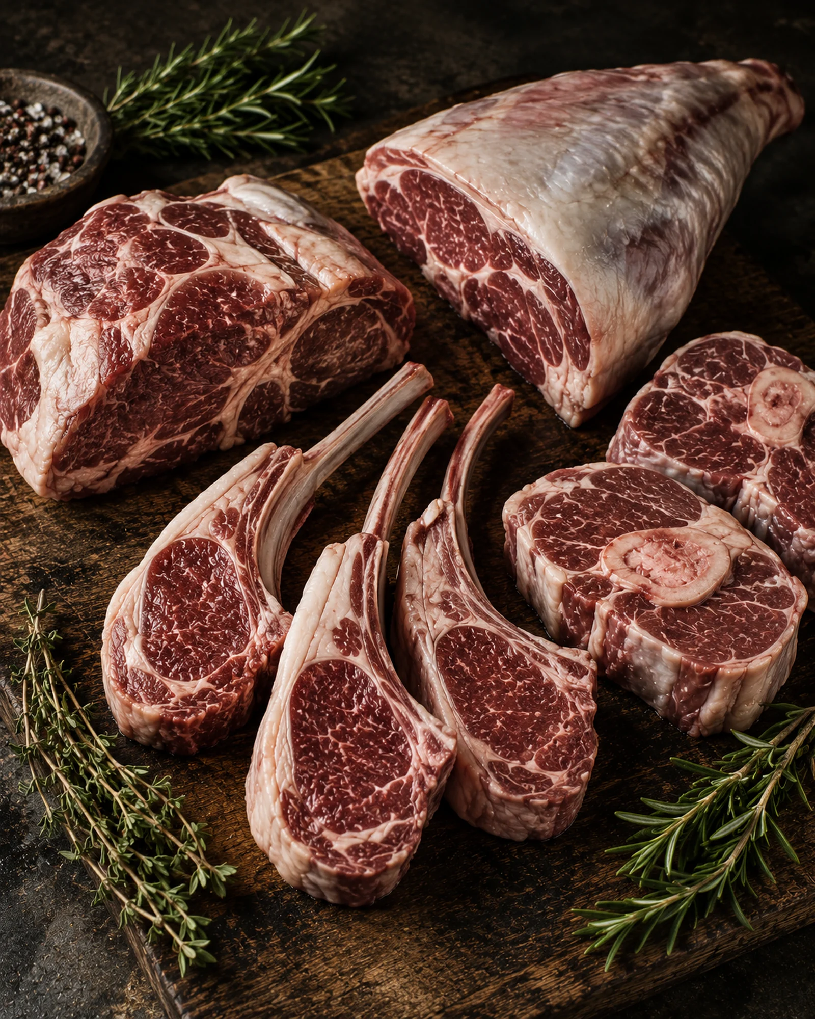 Grass-fed lamb share from coastal Sonoma pasture.