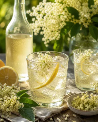 Organic Elderflower Cordial from Belvoir Farm