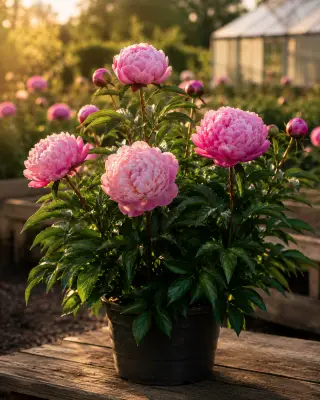 Flowering Maturity Peony Plants from Primrose Hall Peonies